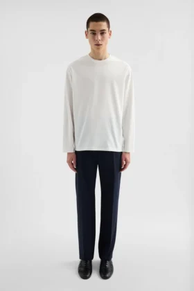ltt t shirt i bomull med rund hals 1 2 280x420 - L&auml;tt T-shirt i bomull med rund hals